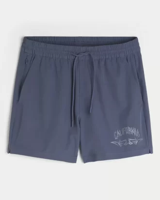 Mid-Thigh Graphic Active Shorts