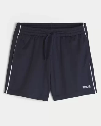 Mid-Thigh Knit Logo Soccer Shorts