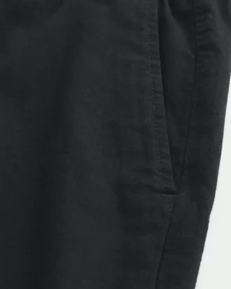 Mid-Thigh Linen-Blend Pull-On Shorts