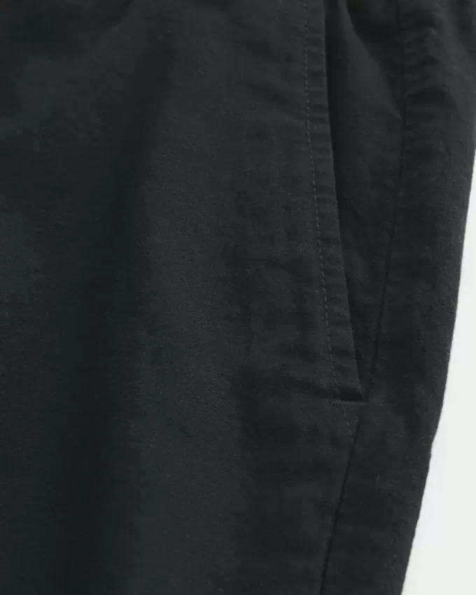 Mid-Thigh Linen-Blend Pull-On Shorts