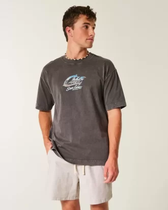 Mid-Thigh Linen-Blend Shorts