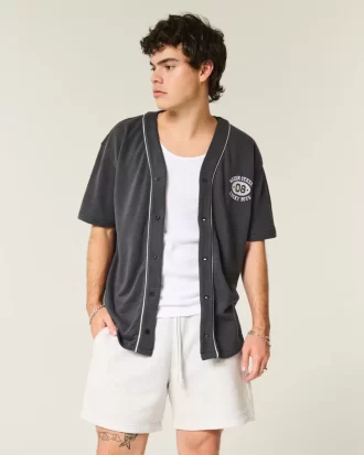 Mid-Thigh Loose Fleece Shorts