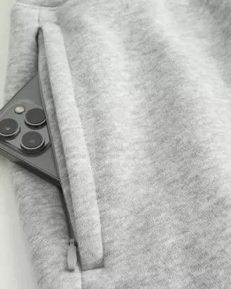 Mid-Thigh Loose Fleece Shorts