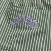 Mid-Thigh Seersucker Volley Swim Shorts