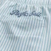 Mid-Thigh Seersucker Volley Swim Shorts