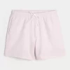 Mid-Thigh Seersucker Volley Swim Trunks