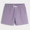 Mid-Thigh Seersucker Volley Swim Trunks