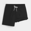 Mid-Thigh Seersucker Volley Swim Trunks