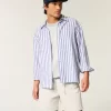 Mid-Thigh Twill Pull-On Shorts