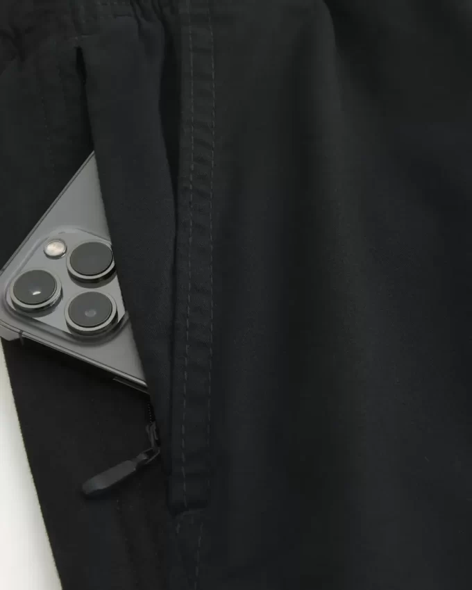 Mid-Thigh Twill Pull-On Shorts