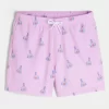 Mid-Thigh Volley Swim Trunks