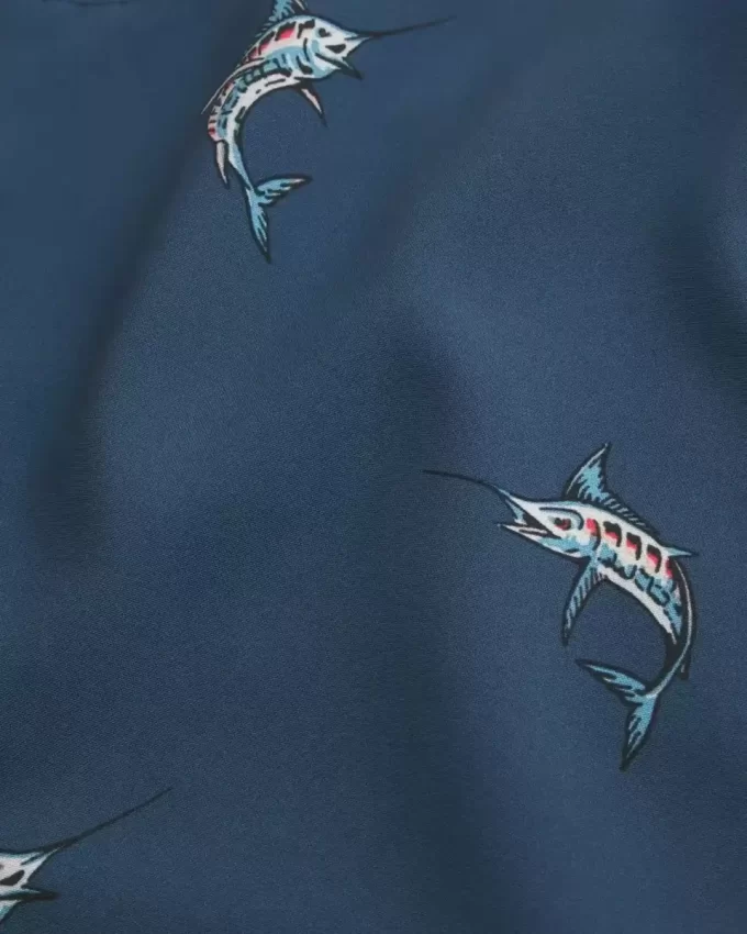 Mid-Thigh Volley Swim Trunks