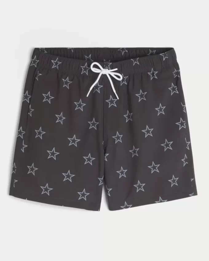 Mid-Thigh Volley Swim Trunks