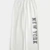 New York Graphic Wide-Leg Sweatpants