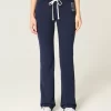 Number Graphic Bootcut Sweatpants