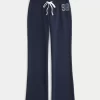Number Graphic Bootcut Sweatpants