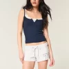 Number Graphic Mini Fleece Shorts