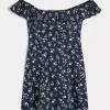 Off-the-Shoulder A-Line Ruffle Mini Dress