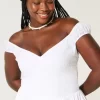 Off-the-Shoulder Asymmetrical Hem Mini Dress
