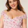 Off-the-Shoulder Asymmetrical Hem Mini Dress