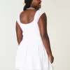 Off-the-Shoulder Asymmetrical Hem Mini Dress