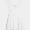 Off-the-Shoulder Asymmetrical Hem Mini Dress