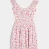 Off-the-Shoulder Asymmetrical Hem Mini Dress