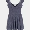 Off-the-Shoulder Asymmetrical Hem Mini Dress