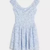 Off-the-Shoulder Asymmetrical Hem Mini Dress