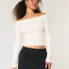 Off-the-Shoulder Cable-Knit Sweater Off-the-Shoulder Cable-Knit Sweater