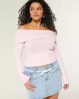 Off-the-Shoulder Sweater