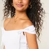 Off-the-Shoulder Tie Sleeve Top Off-the-Shoulder Tie Sleeve Top