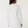 On/Off the shoulder Jersey Sweater Dress