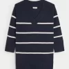 On/Off the shoulder Jersey Sweater Dress