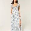 On/Off-the-Shoulder Maxi Dress