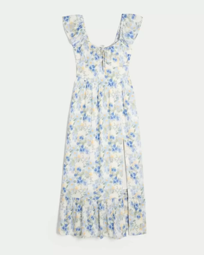 On/Off-the-Shoulder Maxi Dress