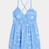 Open-Back Babydoll Romper