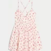 Open-Back Babydoll Romper