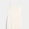 Open-Back Crosshatch Skort Dress