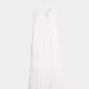 Open Back Halter Maxi Dress