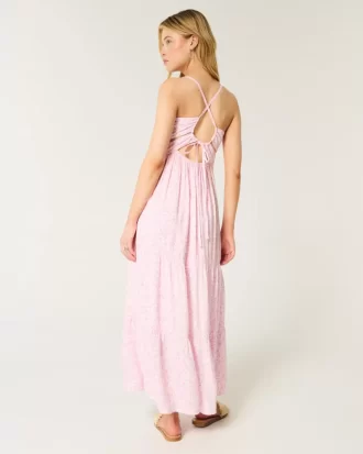 Open Back Maxi Dress