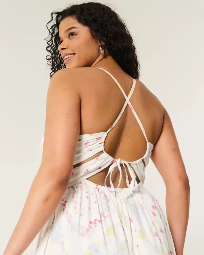 Open Back Maxi Dress