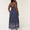 Open Back Maxi Dress