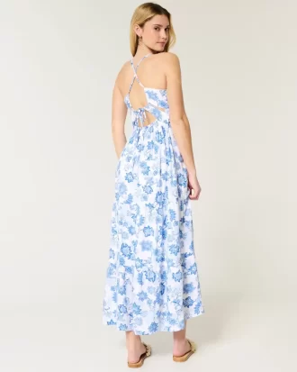 Open Back Maxi Dress