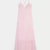 Open Back Maxi Dress