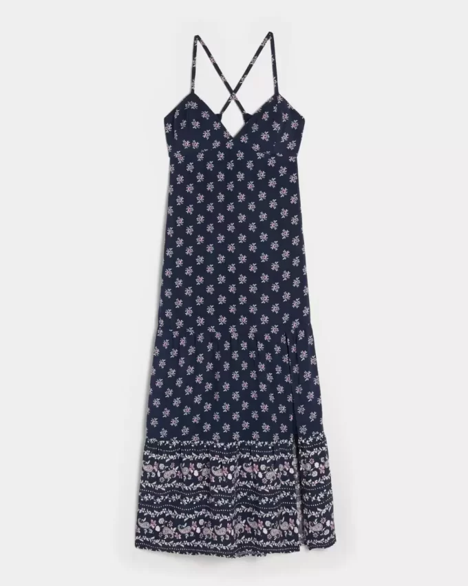 Open Back Maxi Dress