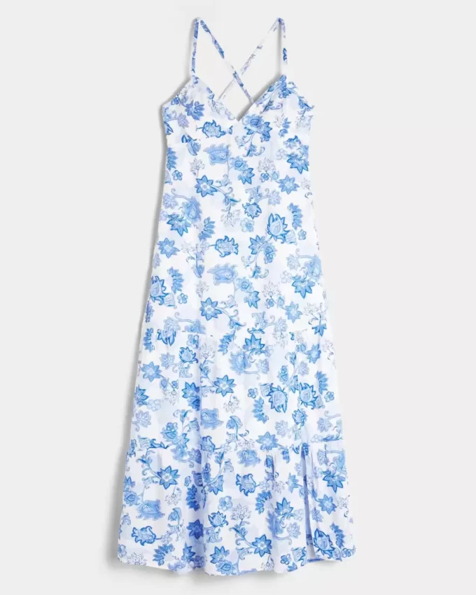 Open Back Maxi Dress