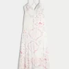 Open Back Maxi Dress
