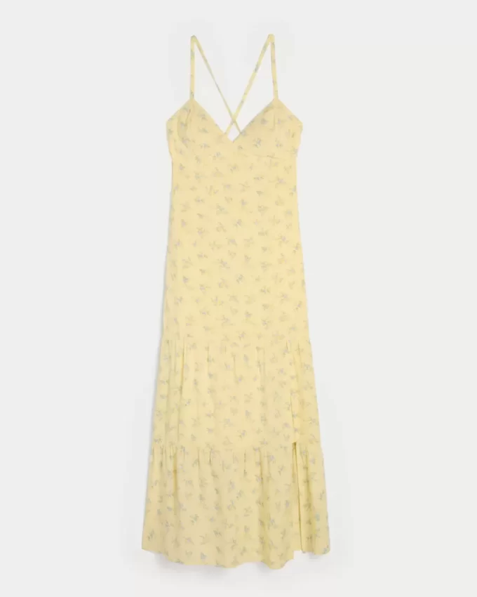 Open Back Maxi Dress