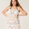 Open-Stitch Cover Up Dress